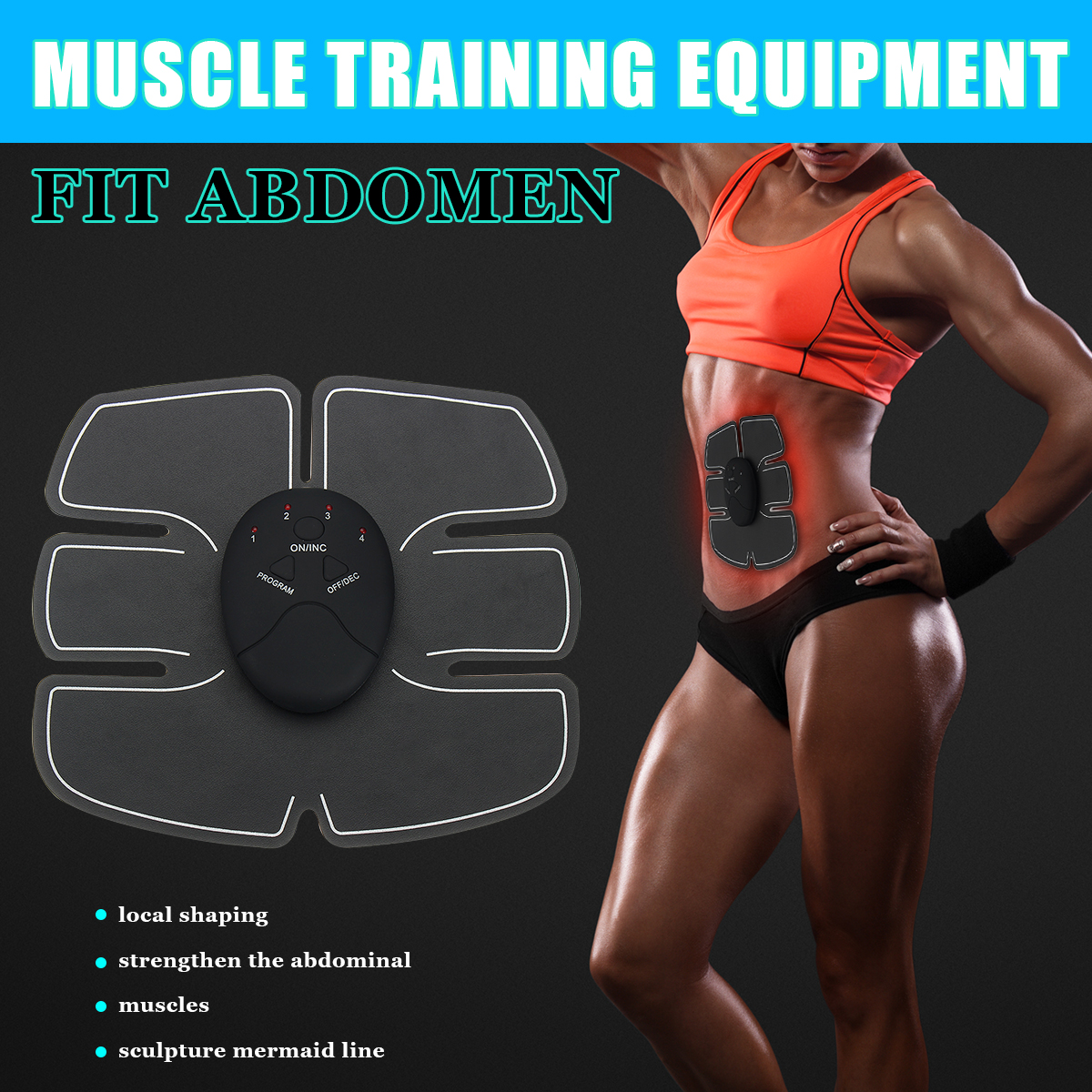 Abdomen-Muscle-Stimulator-EMS-Training-Electrical-Body-Shape-Home-Trainer-Abs-Squishies-Squishy-Stic-1192776