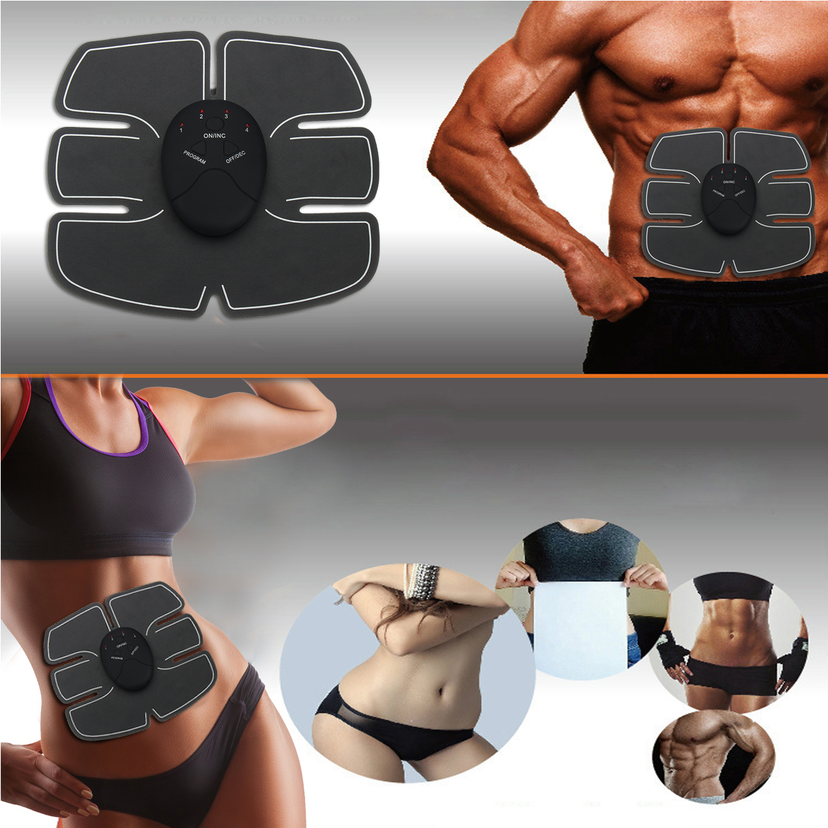 Abdomen-Muscle-Stimulator-EMS-Training-Electrical-Body-Shape-Home-Trainer-Abs-Squishies-Squishy-Stic-1192776