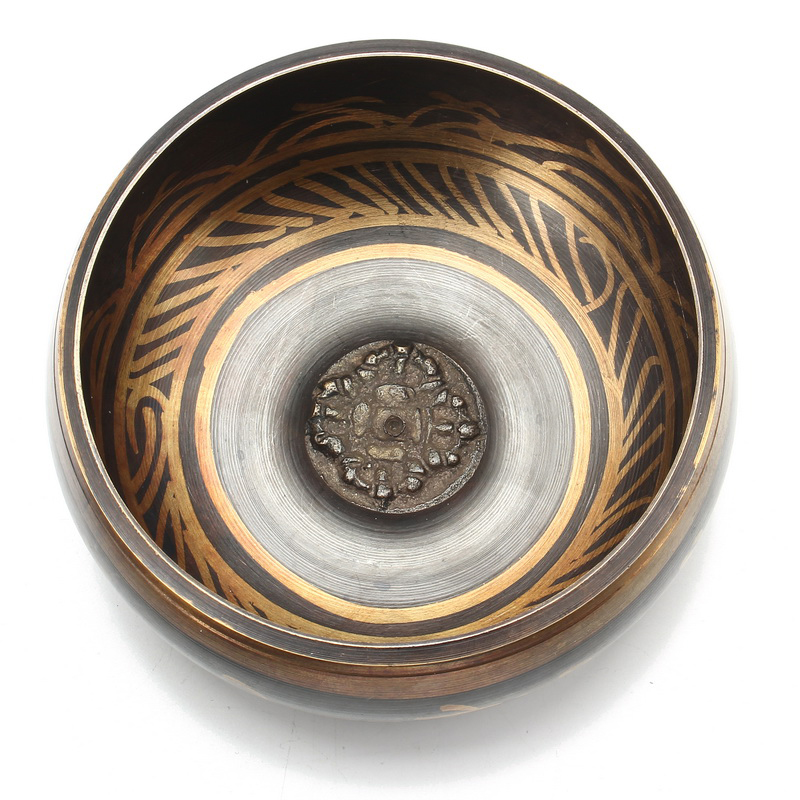 105mm-Tibetan-Yoga-Singing-Bowl-Brass-Buddhism-Chime-Resonance-Meditation-Chakara-1105110