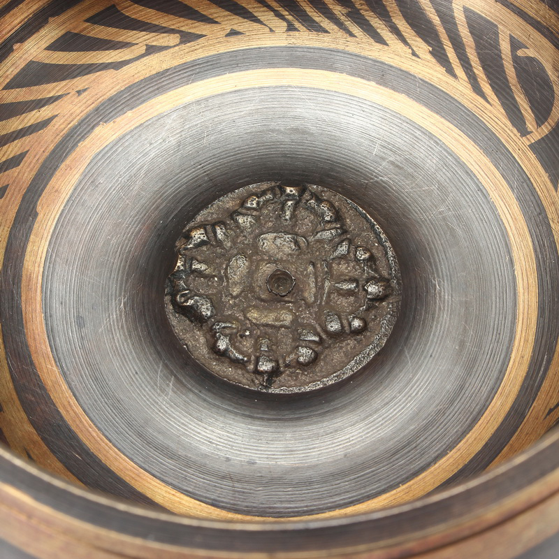 105mm-Tibetan-Yoga-Singing-Bowl-Brass-Buddhism-Chime-Resonance-Meditation-Chakara-1105110