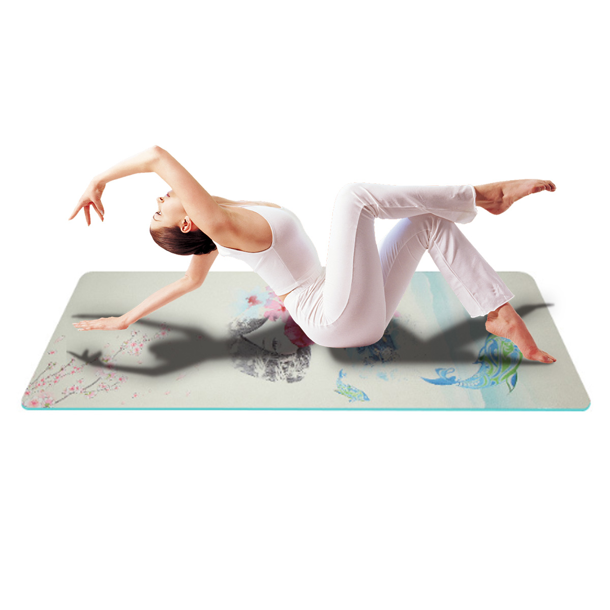 5mm-Yoga-Mats-Extra-Thick-Non-Slip-Design-Exercise-Fitness-Pilates-Print-61183cm-1478598