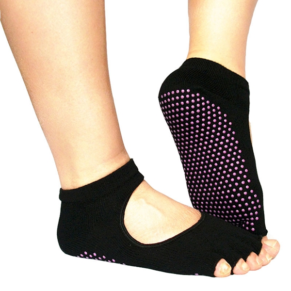 Black-Indoor-Backless-Cotton-Anti-Slip-Breathable-Non-Slip-Yoga-Socks-979742