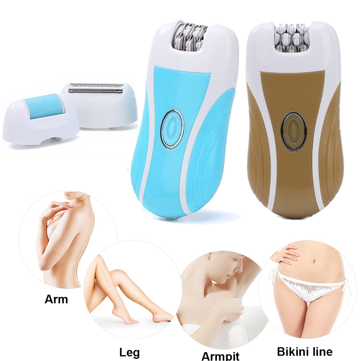 3-in-1-Body-Hair-Removal-Electric-Epilator-Remover-Shaving-No-Pain-Shaver-Callus-1170041