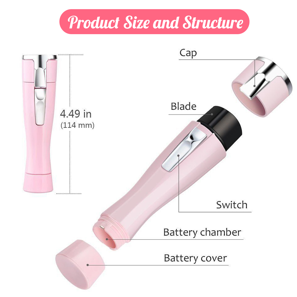 Mini-Electric-Portable-Flawless-Womens-Face-Shaver-Travel-Size-Facial-Hair-Remover-Painless-Lady-Tri-1384371