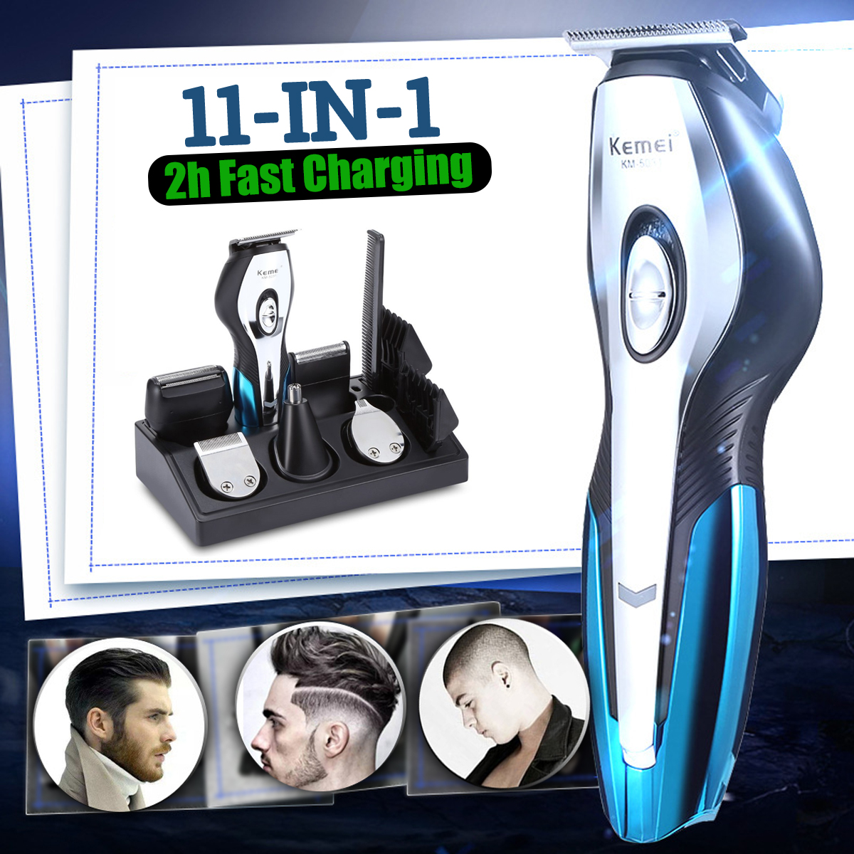 100-240V-Cordless-USB-Rechargeable-Hair-Clipper-Trimmers-Hair-Cutting-Kit-1421485