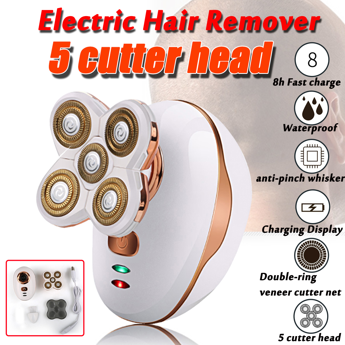 5-Head-Rechargeable-Cordless-Electric-Razor-Shaver-Bald-Head-Hair-Clipper-Trimmer-1443499