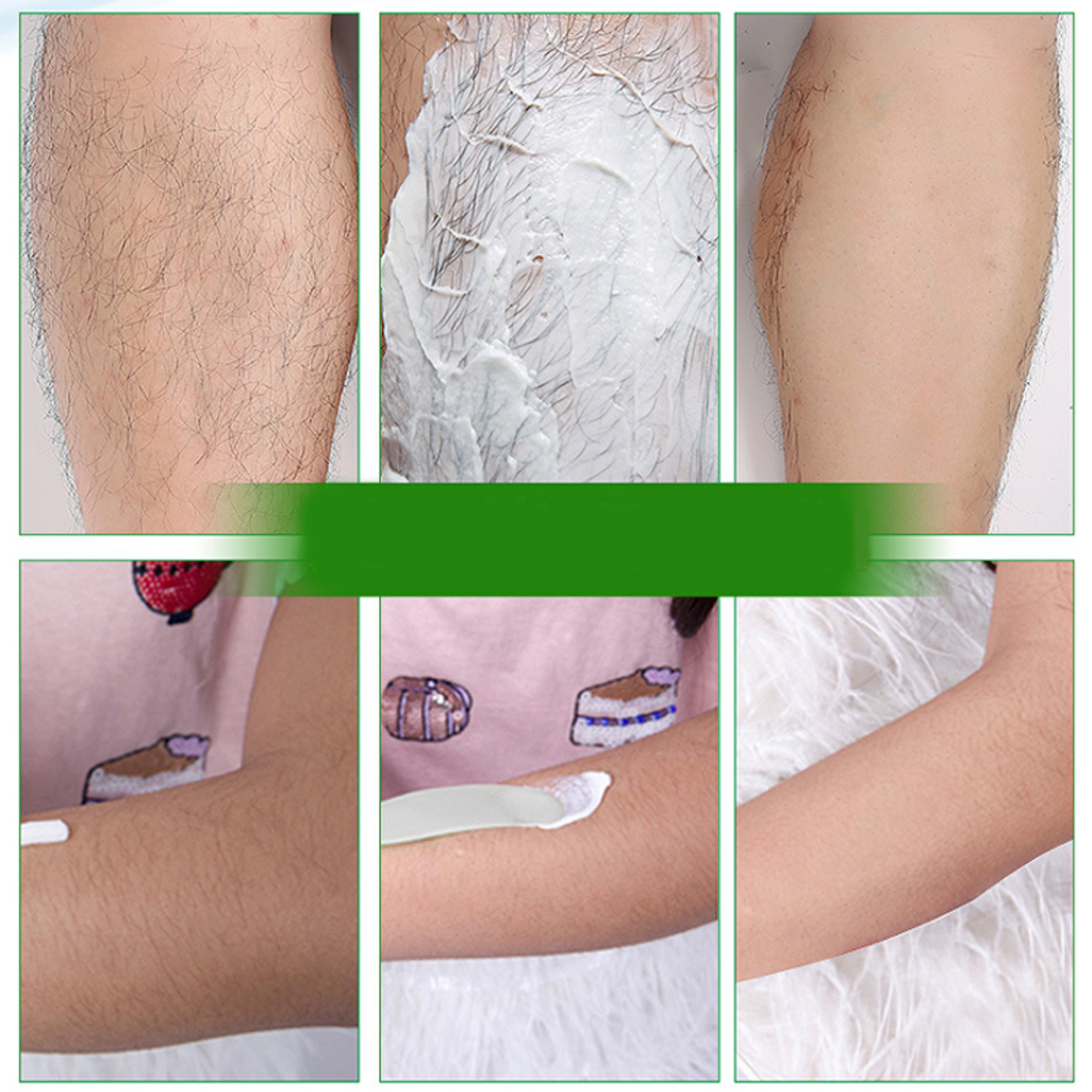 150g-Unisex-Depilatory-Bubble-Green-Leaves-Hair-Removal-Cream-Body-Leg-Armpit-1358188