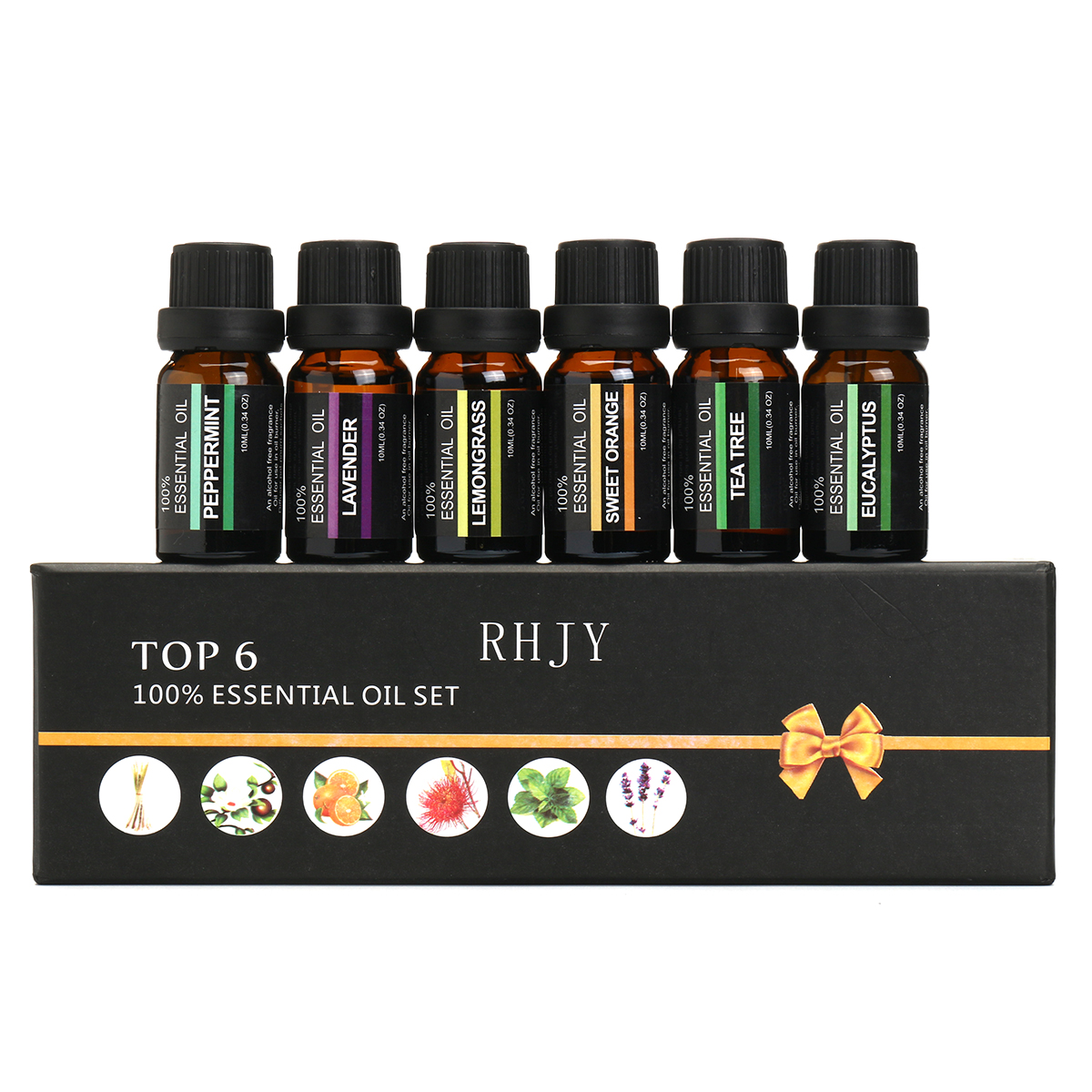 RHJY-6PcsSet-10ml-Pure-Natural-Aromatherapy-Essential-Oils-Therapeutic-Plant-1248673