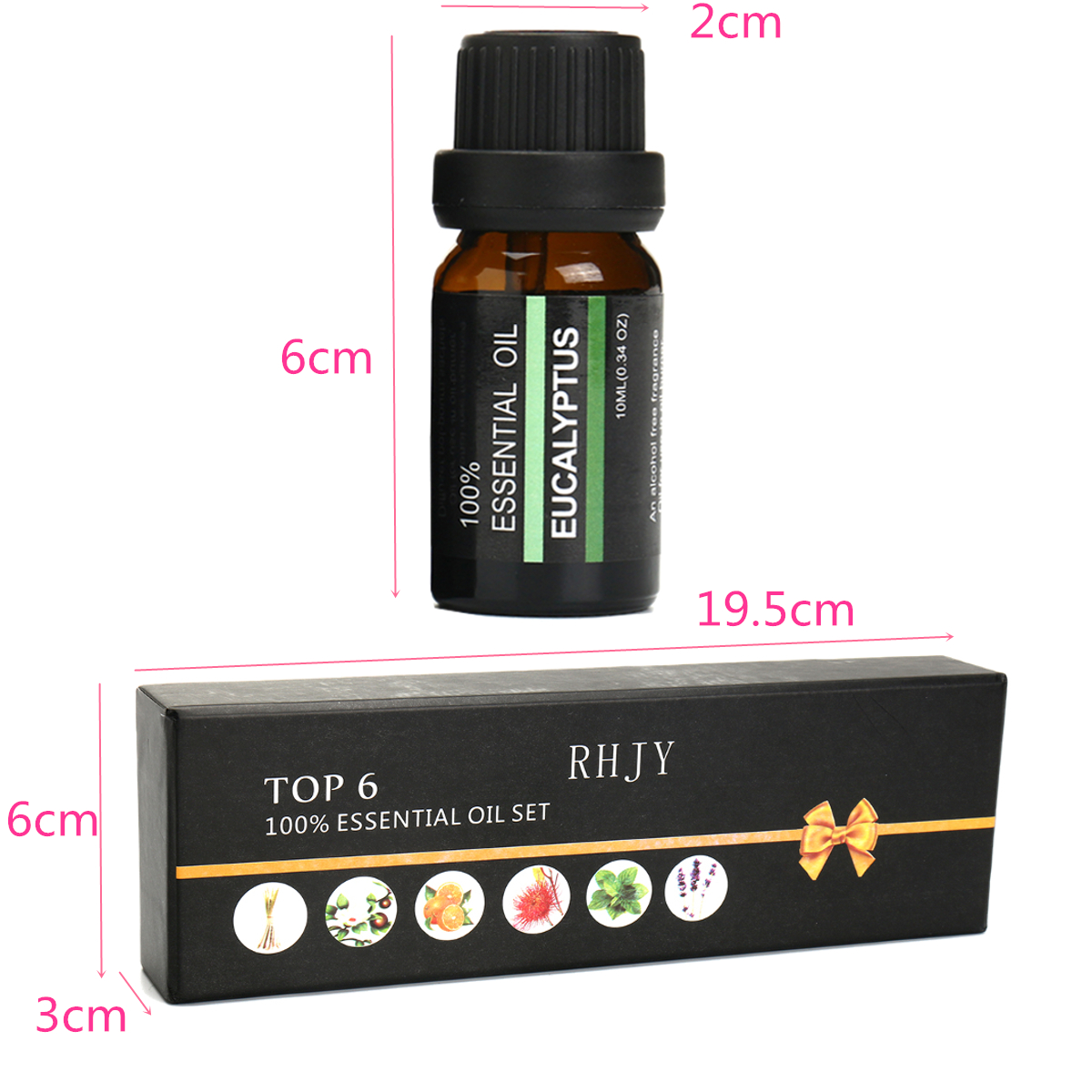 RHJY-6PcsSet-10ml-Pure-Natural-Aromatherapy-Essential-Oils-Therapeutic-Plant-1248673
