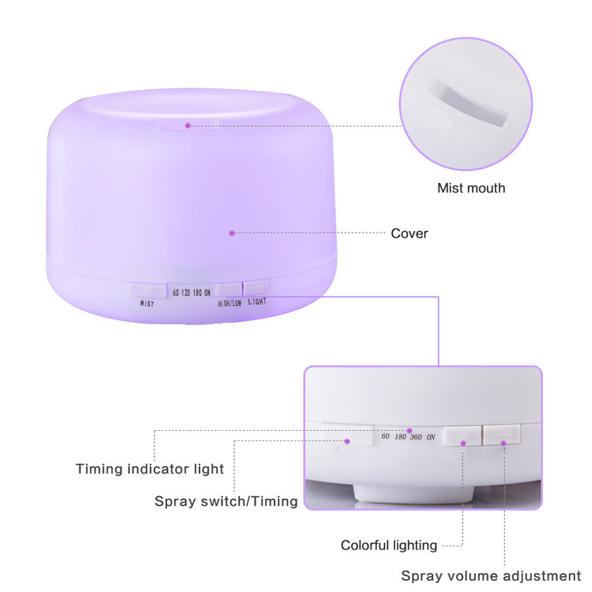 500ml-7-LED-Humidifier-Air-Aroma-Essential-Oil-Purifier-Diffuser-Aromatherapy-1255548