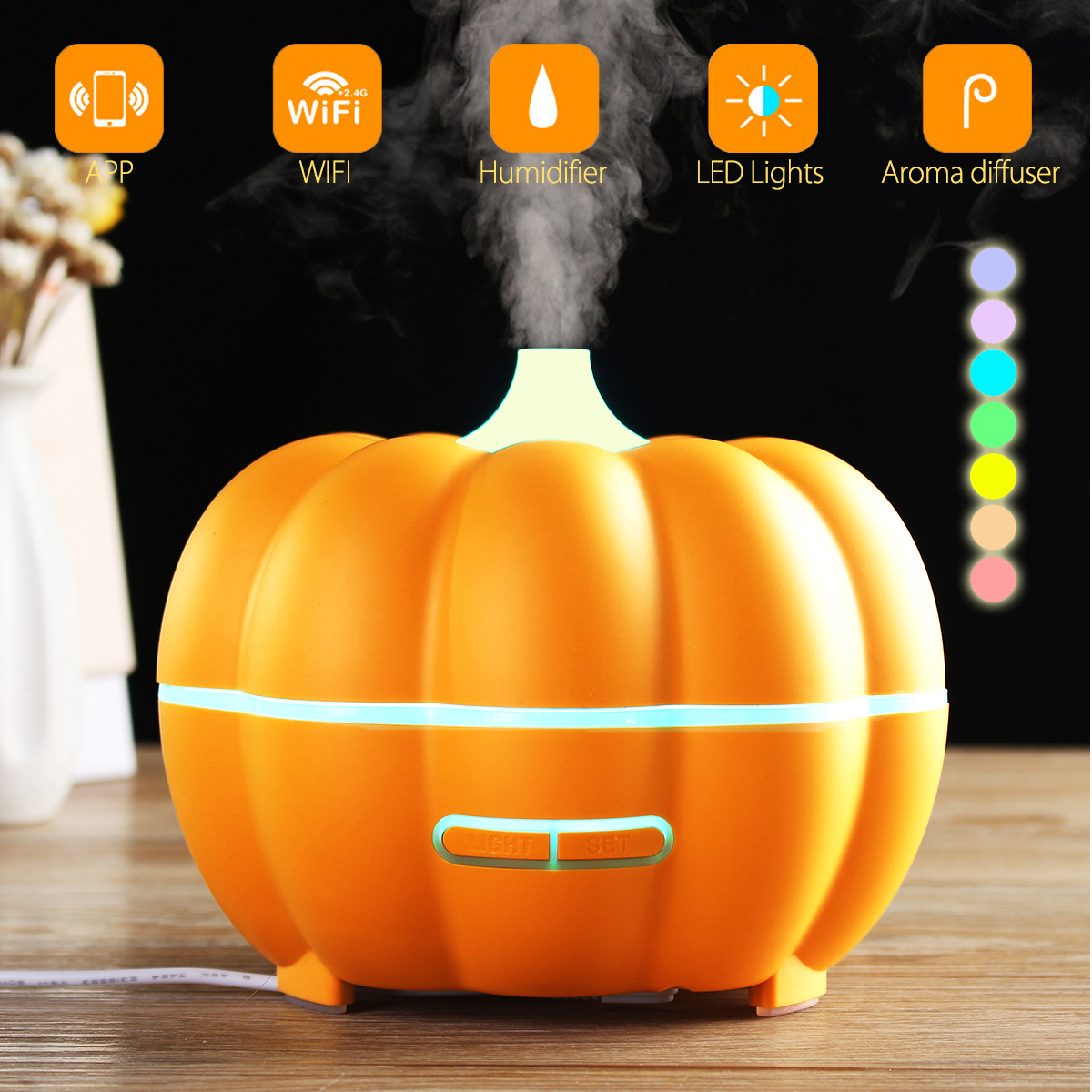 LuckyFine-WiFi-Smart-Essential-Oil-Aroma-Diffuser-Humidifier-For-Amzon-Alexa-Google-Home-1260916