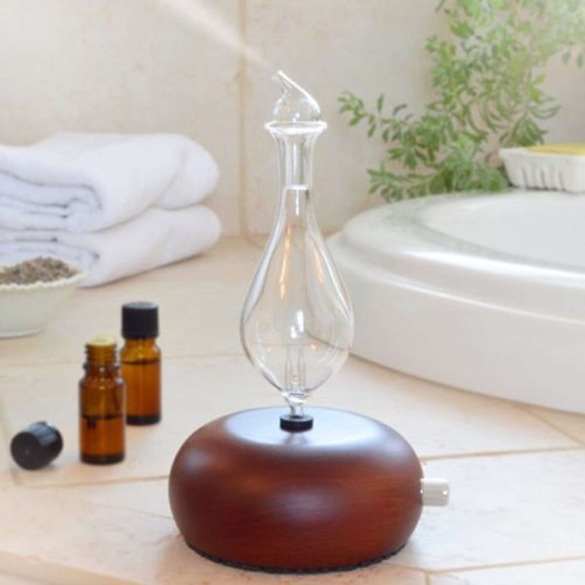Wood-amp-Glass-Pure-Essential-Oils-Diffuser-Aromatherapy-Machine-Air-Nebulizer-Adjustable-1108401