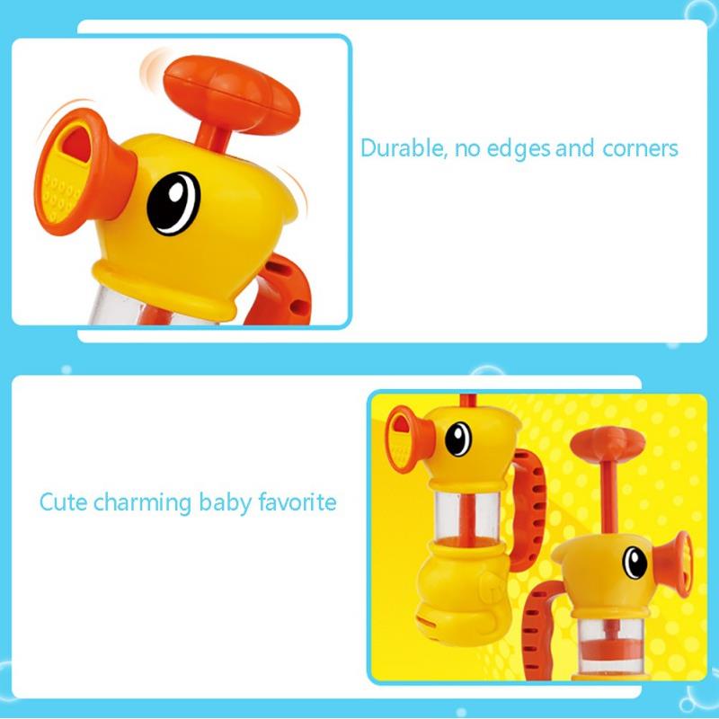 Cikoo-Children-Summer-Bathing-Water-Manual-Pumping-Small-Yellow-Duck-Cute-Bath-Toys-1175757