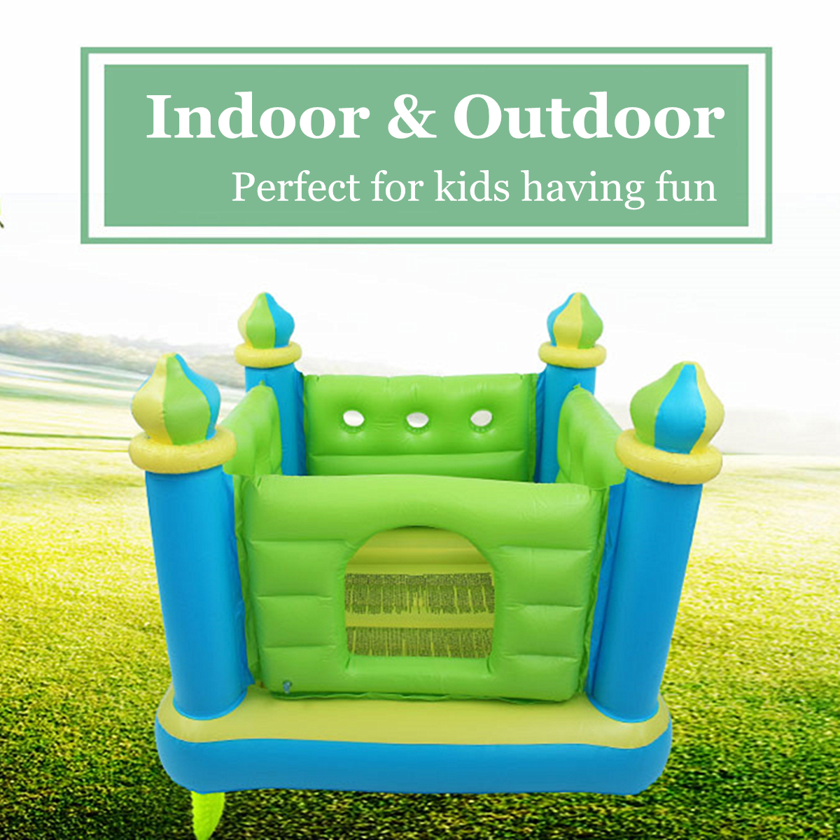 132cm132cm107cm-Inflatable-Toys-Bouncy-House-Castle-Commercial-Kids-Family-Indoor-Outdoor-Toy-1333569
