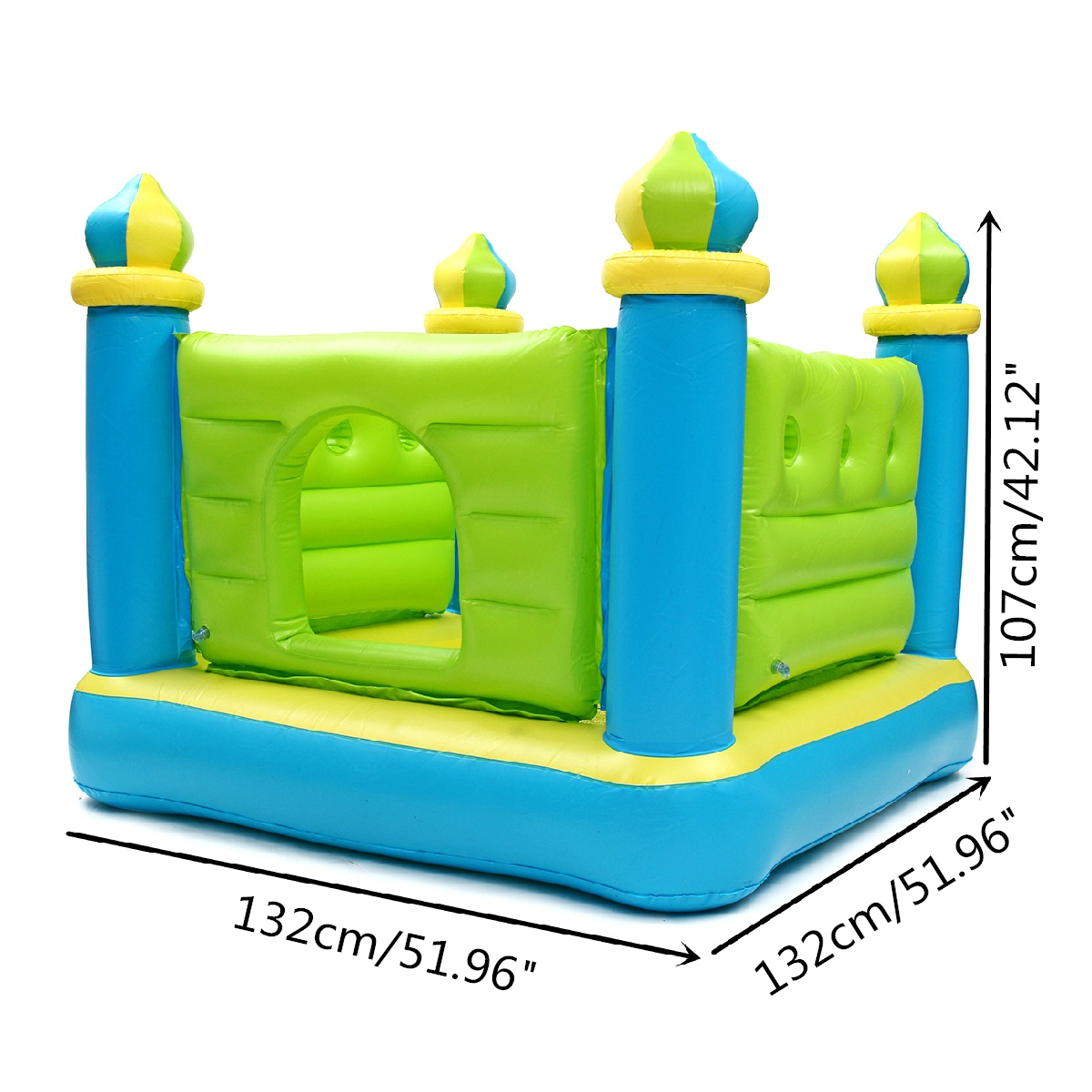 132cm132cm107cm-Inflatable-Toys-Bouncy-House-Castle-Commercial-Kids-Family-Indoor-Outdoor-Toy-1333569