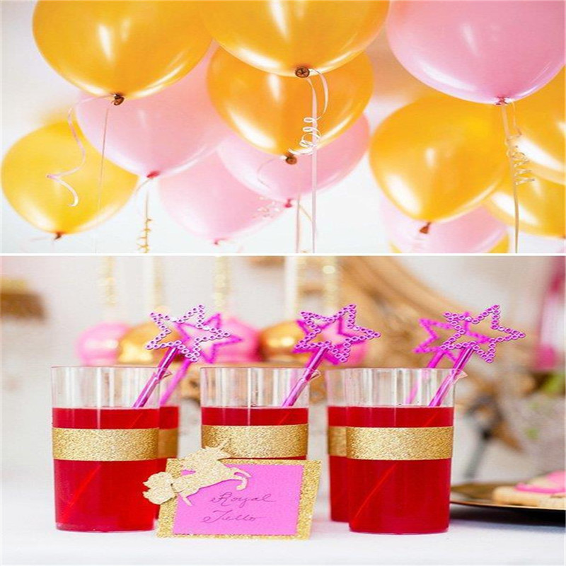 40Pcs-Per-Set-Pink-And-Metallic-Gold-Balloons-Helium-Quality-Party-Decoration-1214441
