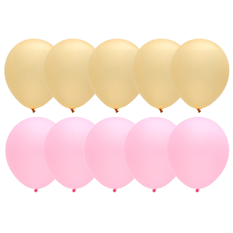 40Pcs-Per-Set-Pink-And-Metallic-Gold-Balloons-Helium-Quality-Party-Decoration-1214441