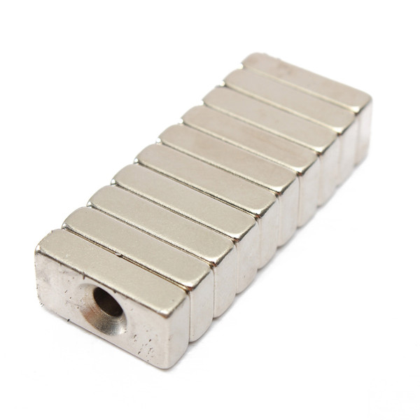 10pcs-Block-Magnets-20x10x5mm-Hole-4mm-Rare-Earth-Neodymium-N5-Magnetic-Toys-947145