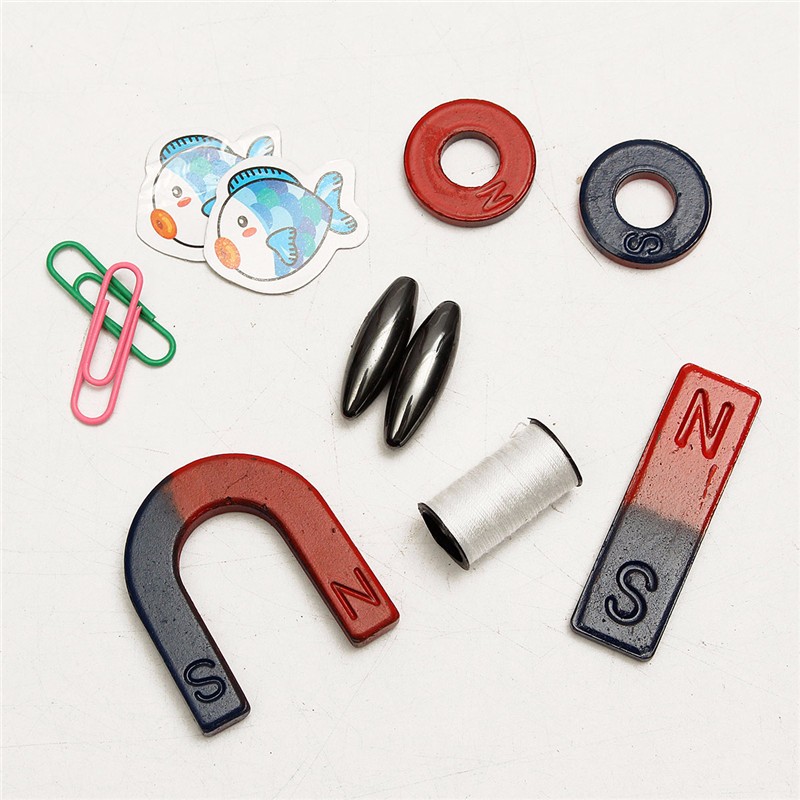 Magnets-Field-Scool-Kids-Teaching-Education-Tool-Set-Horseshoe-Magnetic-Ring-Toys-1047869