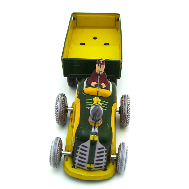 Classic-Vintage-Clockwork-Tractor-Nostalgic-Wind-Up-Children-Kids-Tin-Toys-With-Key-1146060