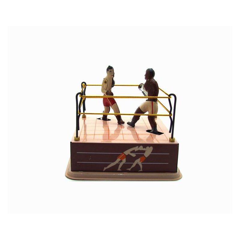 Classic-Vintage-Clockwork-Wind-Up-Boxing-Ring-Boxers-Children-Kids-Tin-Toys-With-Key-1151763