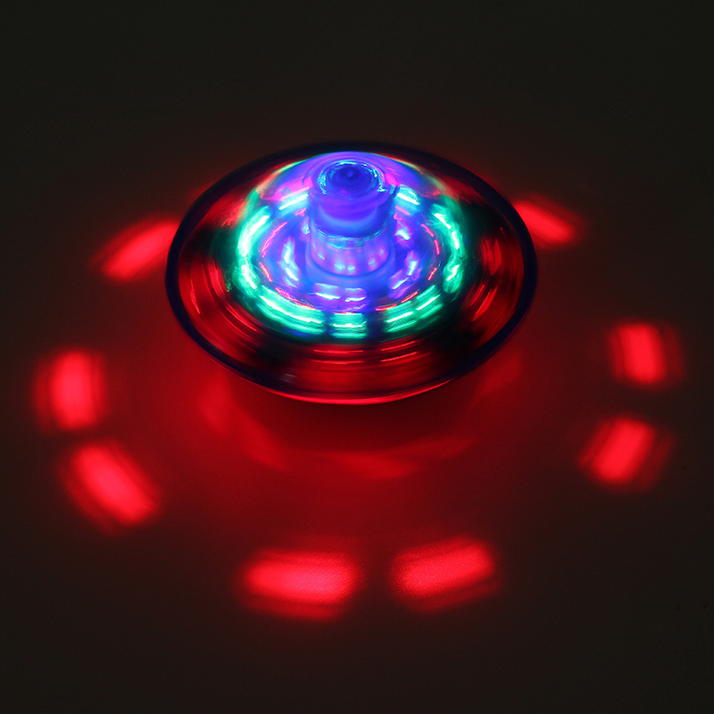 Colorful-Standing-UFO-Drift-Flashlight-Music-Gyro-Spinning-Top-With-Opening-Key-1148981