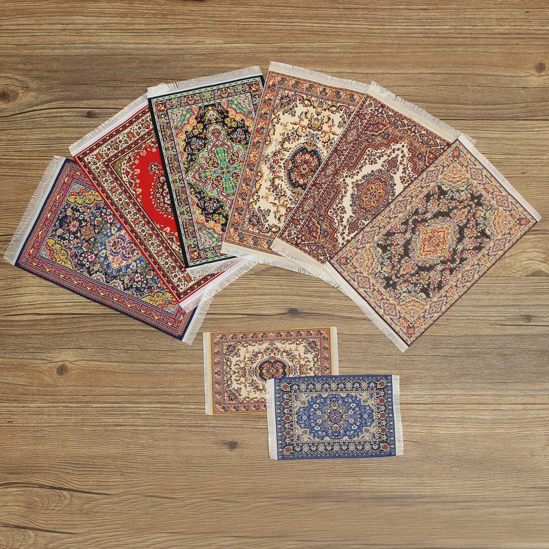 112-Dollhouse-Turkish-Carpet-Rug-Doll-House-Miniature-Accessories-15x25cm-TCM001-TCM010-1115194