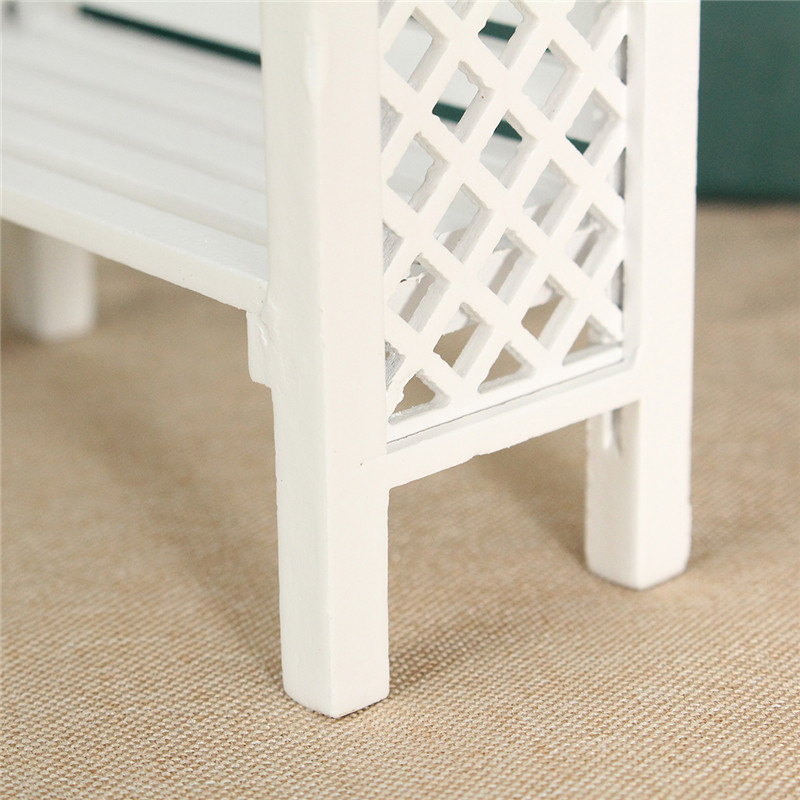 112-Scale-White-Wood-Grape-Trellis-Planter-Model-Dollhouse-Miniature-Furniture-1125105