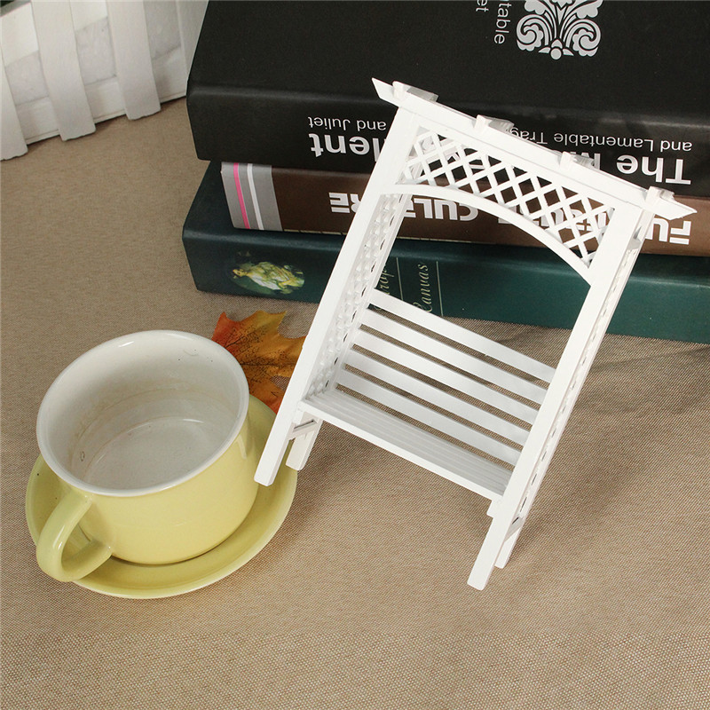 112-Scale-White-Wood-Grape-Trellis-Planter-Model-Dollhouse-Miniature-Furniture-1125105