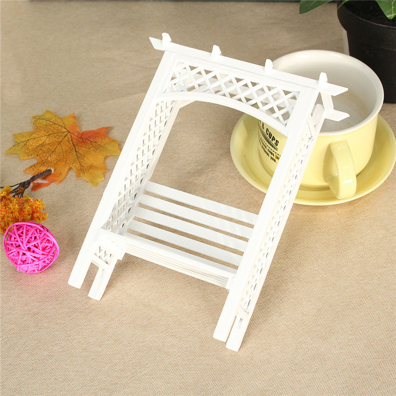 112-Scale-White-Wood-Grape-Trellis-Planter-Model-Dollhouse-Miniature-Furniture-1125105