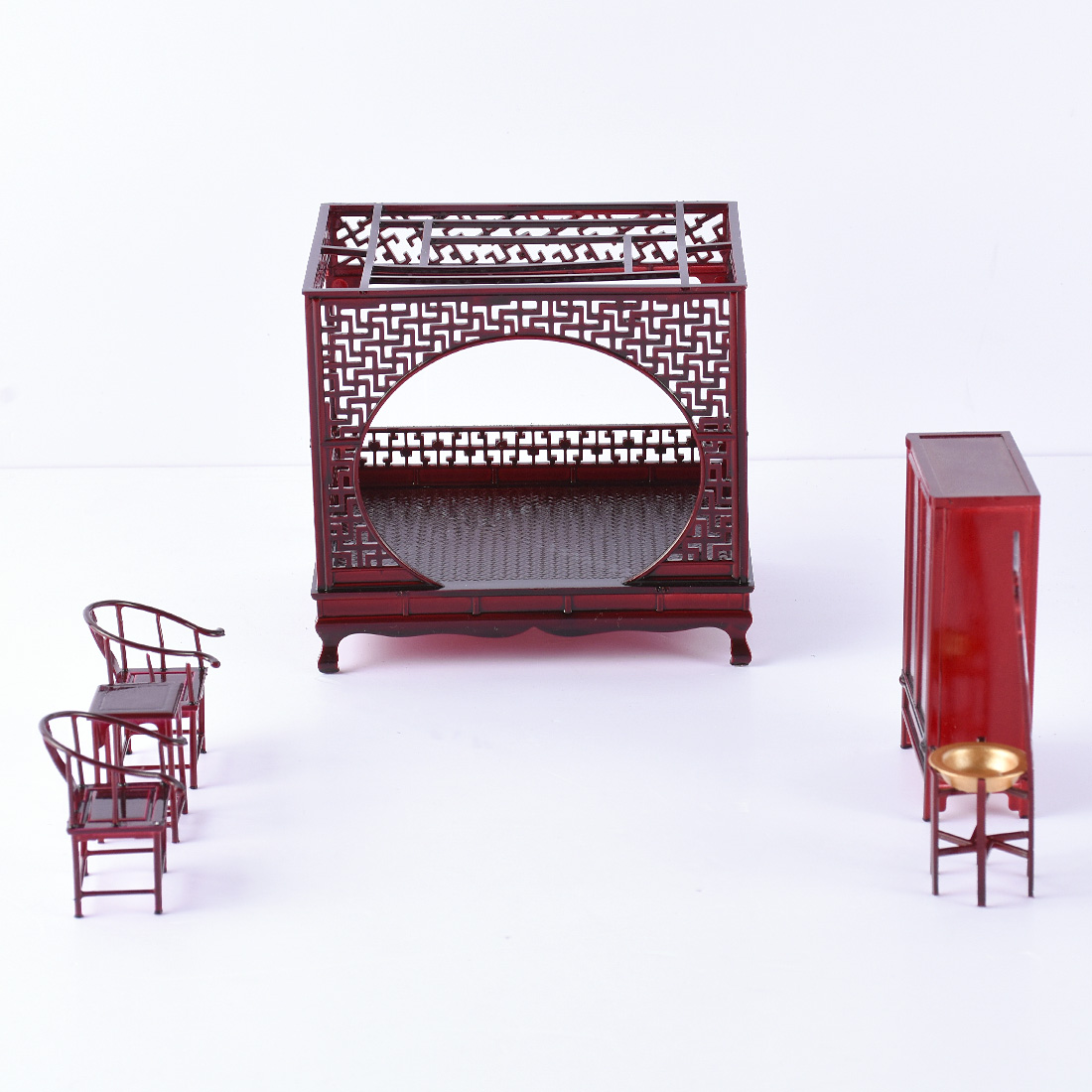 Crabkingdom-175165165mm-Chinese-Mahogany-Bedroom-Doll-House-DIY-Toy-Set-Collection-Gift-Display-Deco-1485796