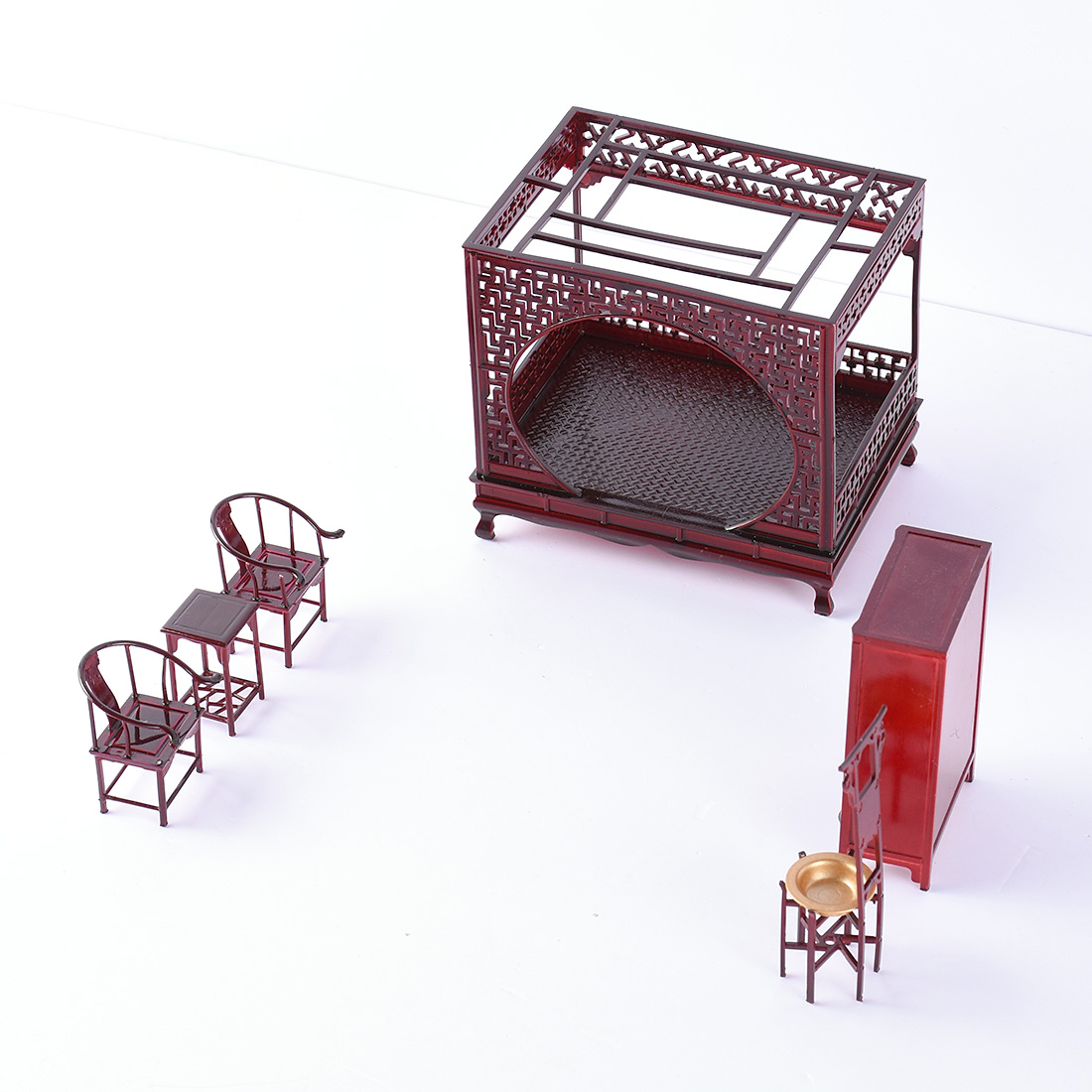 Crabkingdom-175165165mm-Chinese-Mahogany-Bedroom-Doll-House-DIY-Toy-Set-Collection-Gift-Display-Deco-1485796