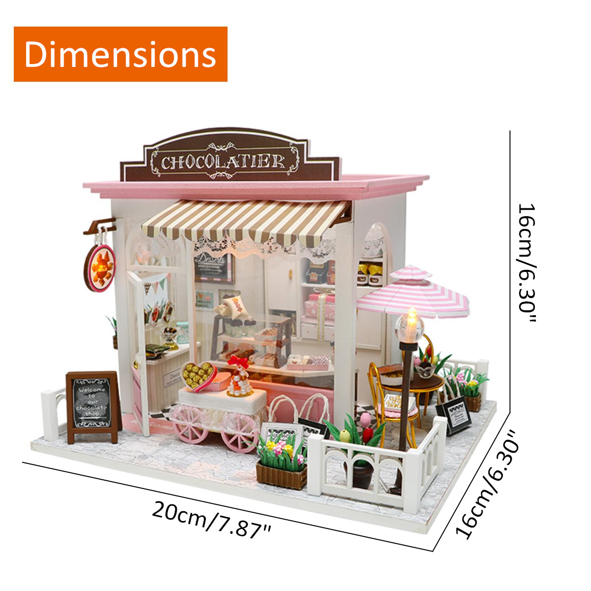 Doll-House-Kit-DIY-Miniature-Wooden-Handmade-House-Cake-Shop-Kids-Craft-Toys-1416102