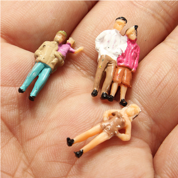 100pcs-Mixed-Painted-Model-Trains-People-Passengers-Figures-968288
