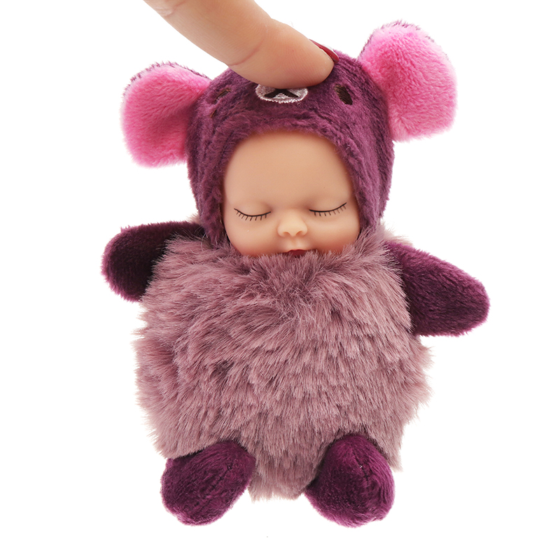 10cm-Hot-Cute-Mini-Dolls-Key-Chain-Toy-Cartoon-Sleeping-Baby-Plush-Pendant-Model-Gift-For-Ch-1253524
