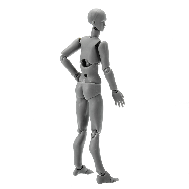 BJD-SHF-Figures-Body-Figma-20-Deluxe-Edition-Gray-Female-Style-Toys-Joint-Moved-With-Weapons-1190052