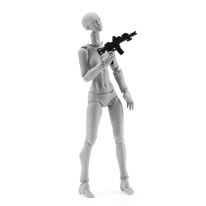 BJD-SHF-Figures-Body-Figma-20-Deluxe-Edition-Gray-Female-Style-Toys-Joint-Moved-With-Weapons-1190052