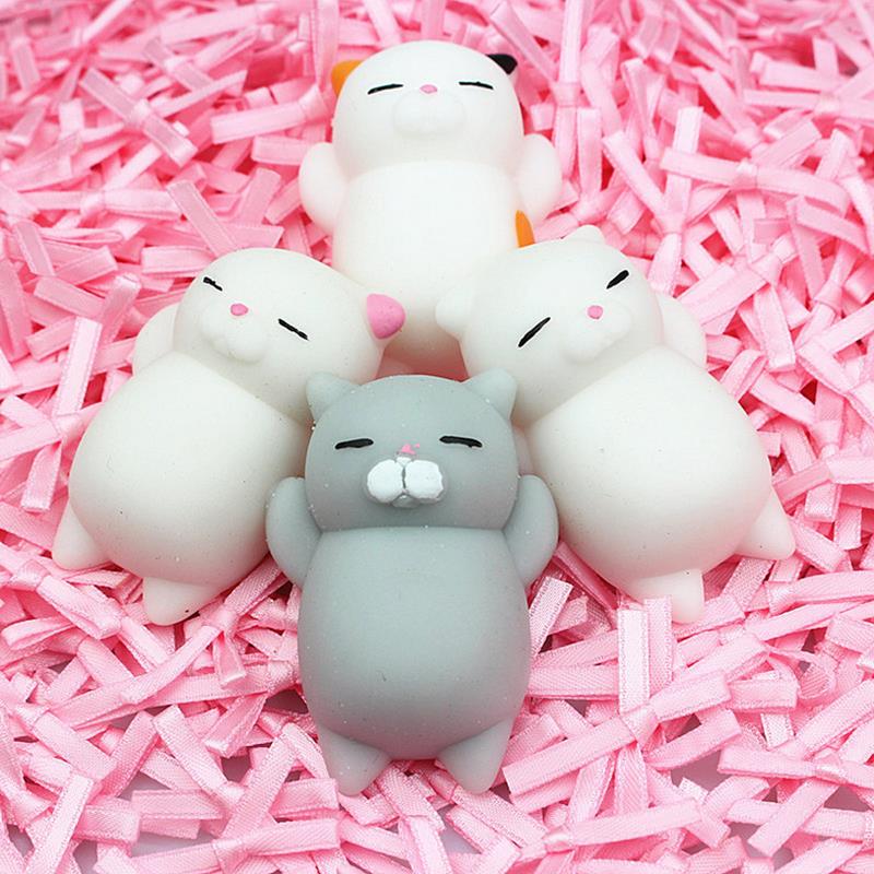 16PCS-Squishy-Mochi-Stress-Reliever-Squeeze-Healing-Toy-Seal-Cat-Paw-Cute-Collection-Christmas-Gift--1437997