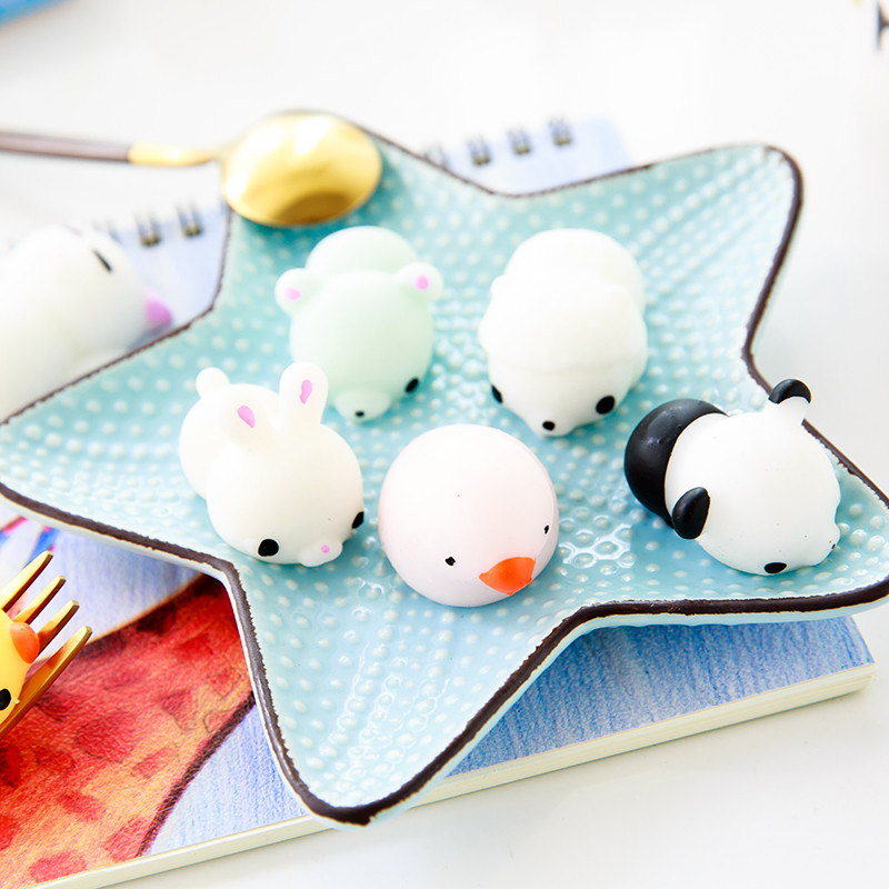 16PCS-Squishy-Mochi-Stress-Reliever-Squeeze-Healing-Toy-Seal-Cat-Paw-Cute-Collection-Christmas-Gift--1437997