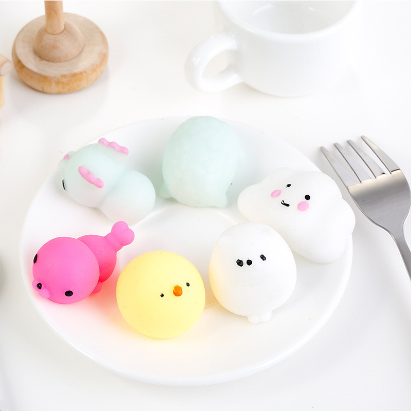 16PCS-Squishy-Mochi-Stress-Reliever-Squeeze-Healing-Toy-Seal-Cat-Paw-Cute-Collection-Christmas-Gift--1437997