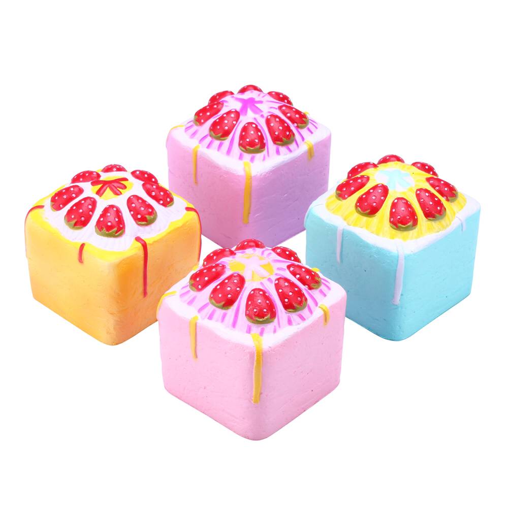 2PCS-Vlampo-Squishy-Jumbo-Strawberry-Cup-Cake-Cube-Licensed-Slow-Rising-With-Packaging-1131949