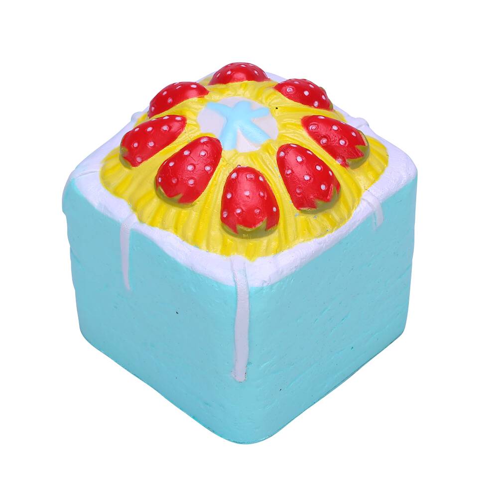 2PCS-Vlampo-Squishy-Jumbo-Strawberry-Cup-Cake-Cube-Licensed-Slow-Rising-With-Packaging-1131949