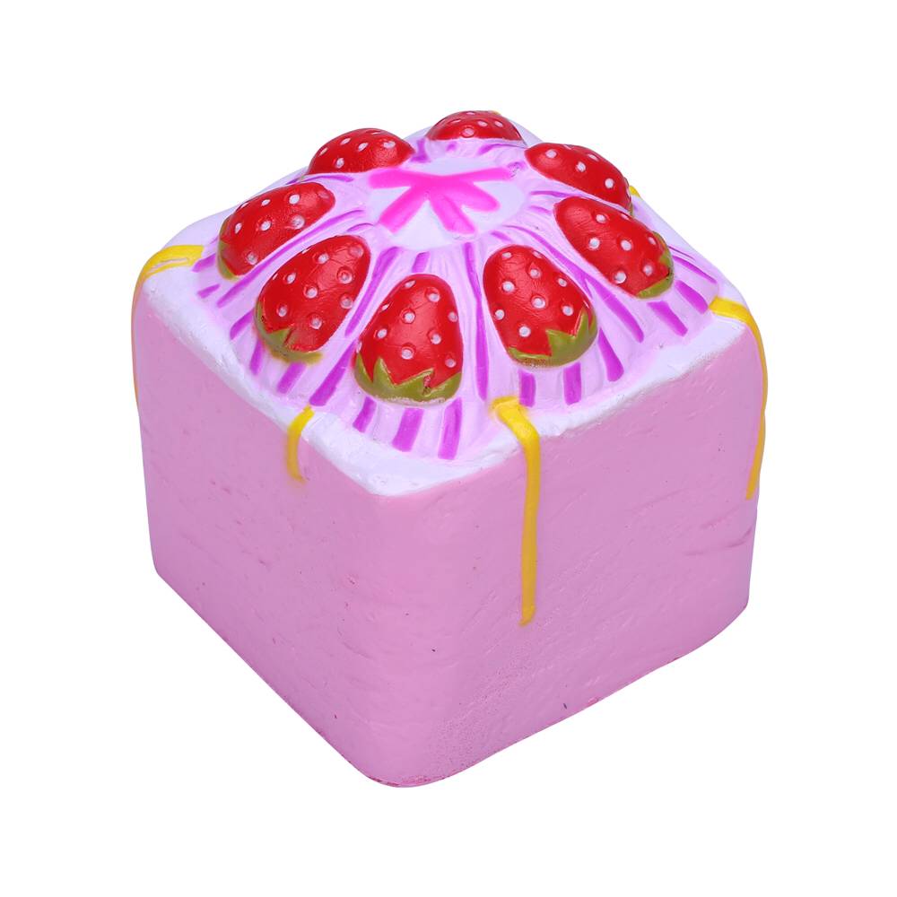 2PCS-Vlampo-Squishy-Jumbo-Strawberry-Cup-Cake-Cube-Licensed-Slow-Rising-With-Packaging-1131949