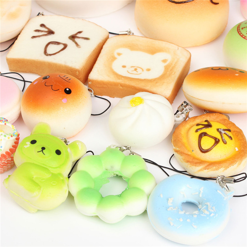 30PCS-Random-Squishy-Soft-PandaBreadCakeBuns-Phone-Straps-Decor-1074179