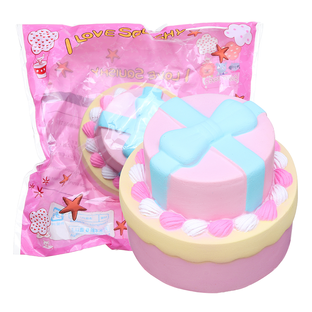 Bow-knot-Double-Cake-Squishy-9CM-Jumbo-With-Packaging-Collection-Gift-1381610