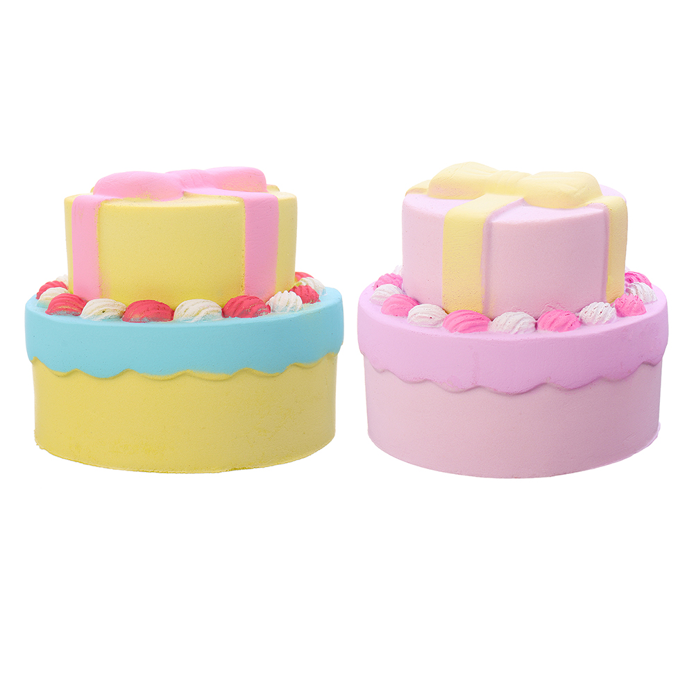 Bow-knot-Double-Cake-Squishy-9CM-Jumbo-With-Packaging-Collection-Gift-1381610