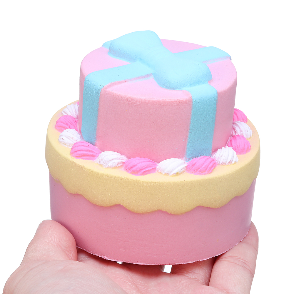 Bow-knot-Double-Cake-Squishy-9CM-Jumbo-With-Packaging-Collection-Gift-1381610