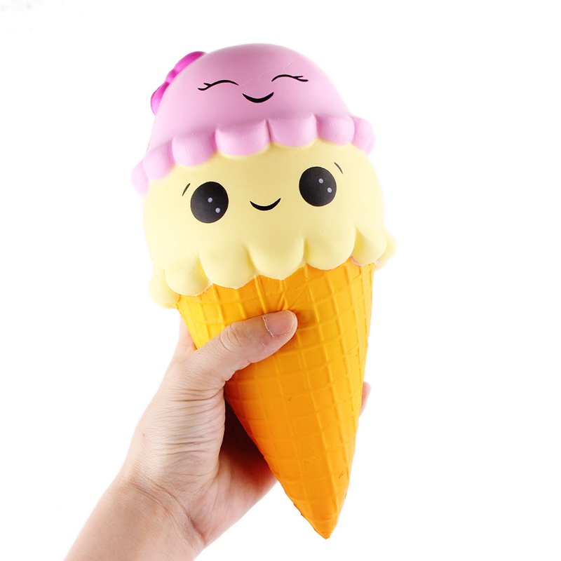 SanQi-Elan-Squishy-Ice-Cream-Cone-Jumbo-22cm-Licensed-Slow-Rising-With-Packaging-Collection-Gift-Sof-1179253