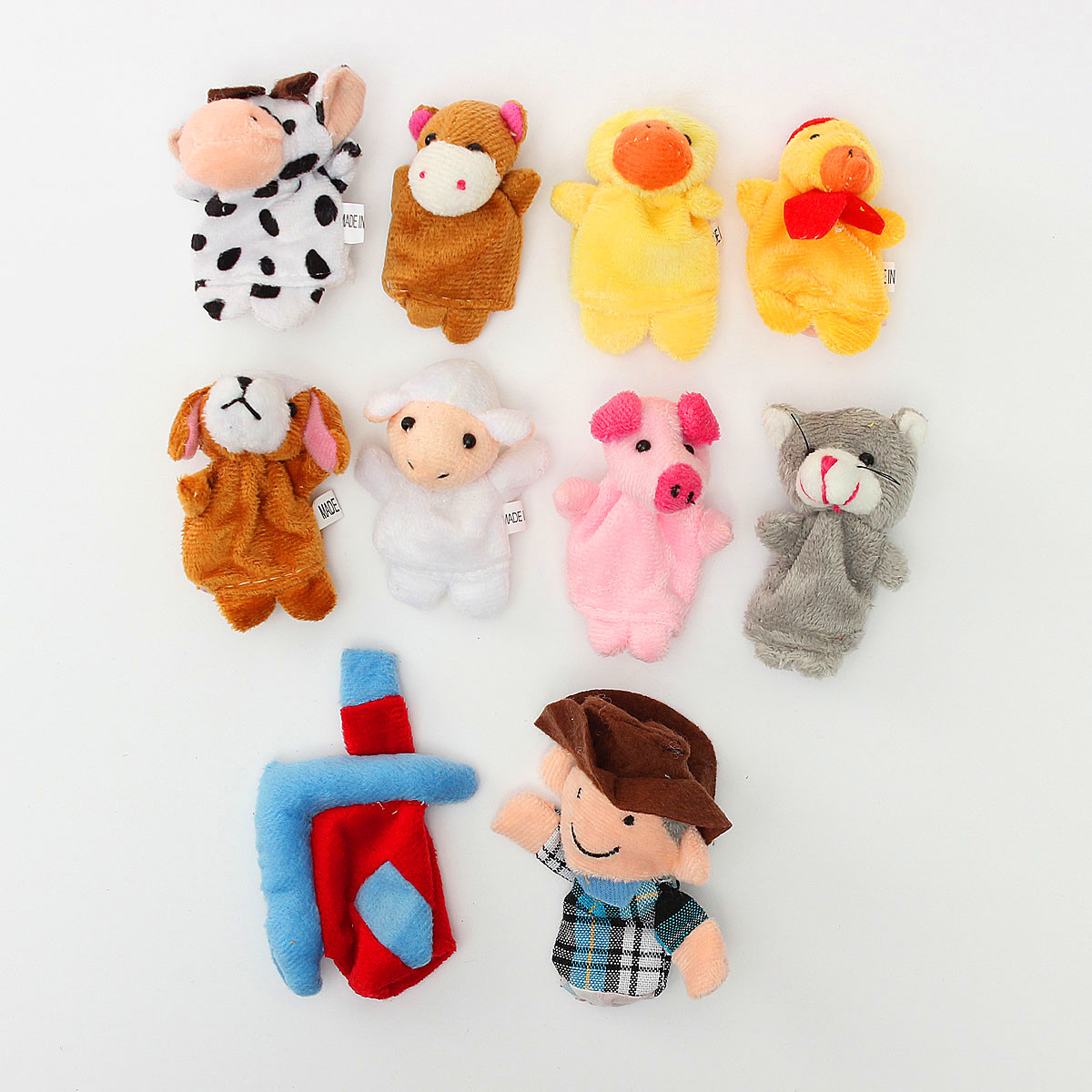 10-PCs-Family-Finger-Puppets-Cloth-Doll-Baby-Educational-Hand-Toy-965409