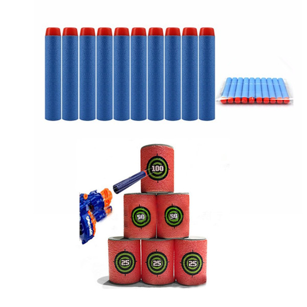 100PCS-Light-Blue-Refill-Bullets-Dart-For-Nerf-N-strike-Elite-Rampage-Retaliator-Series-1094376